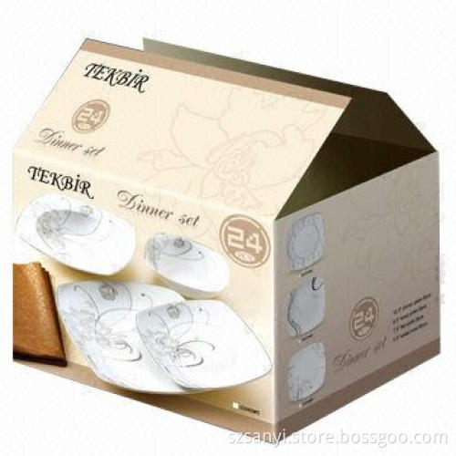 24pcs Square Dinner Set